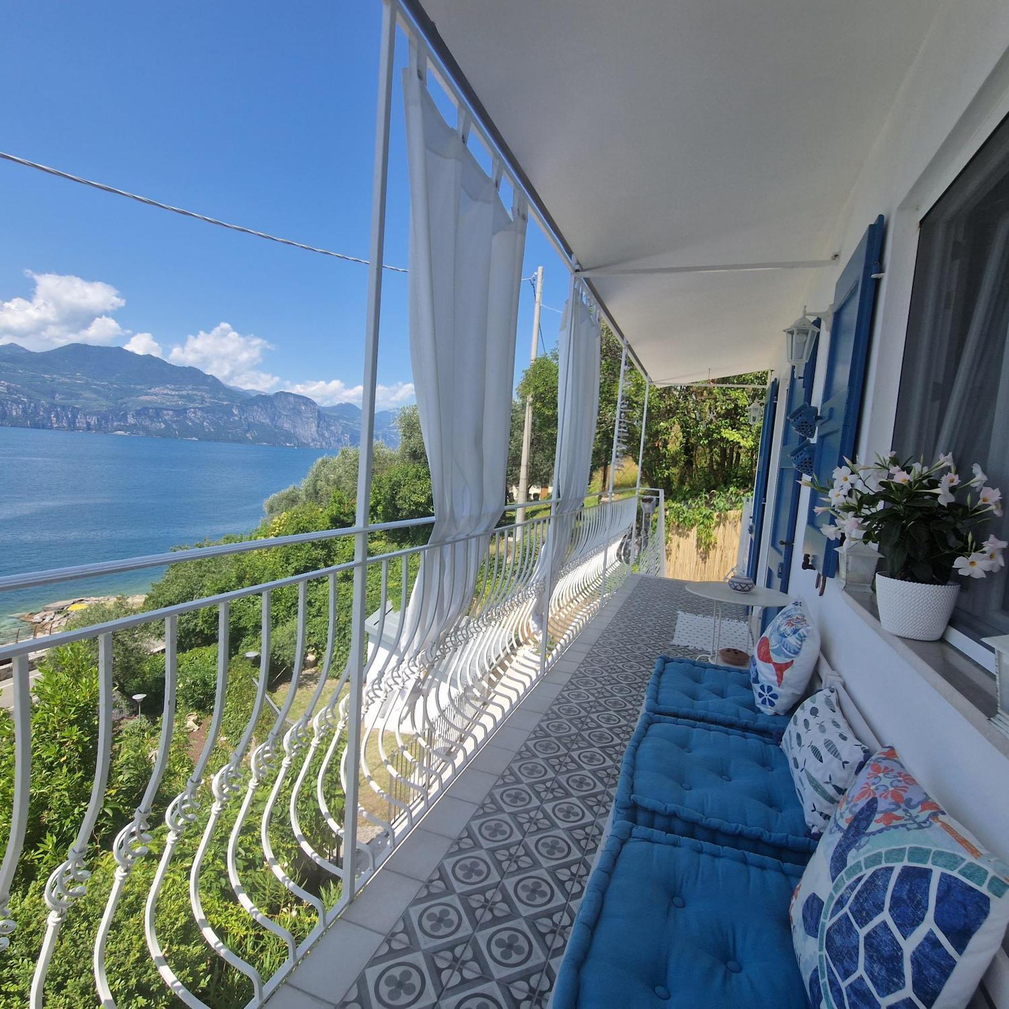 Il Nido Villa Brenzone sul Garda Luaran gambar